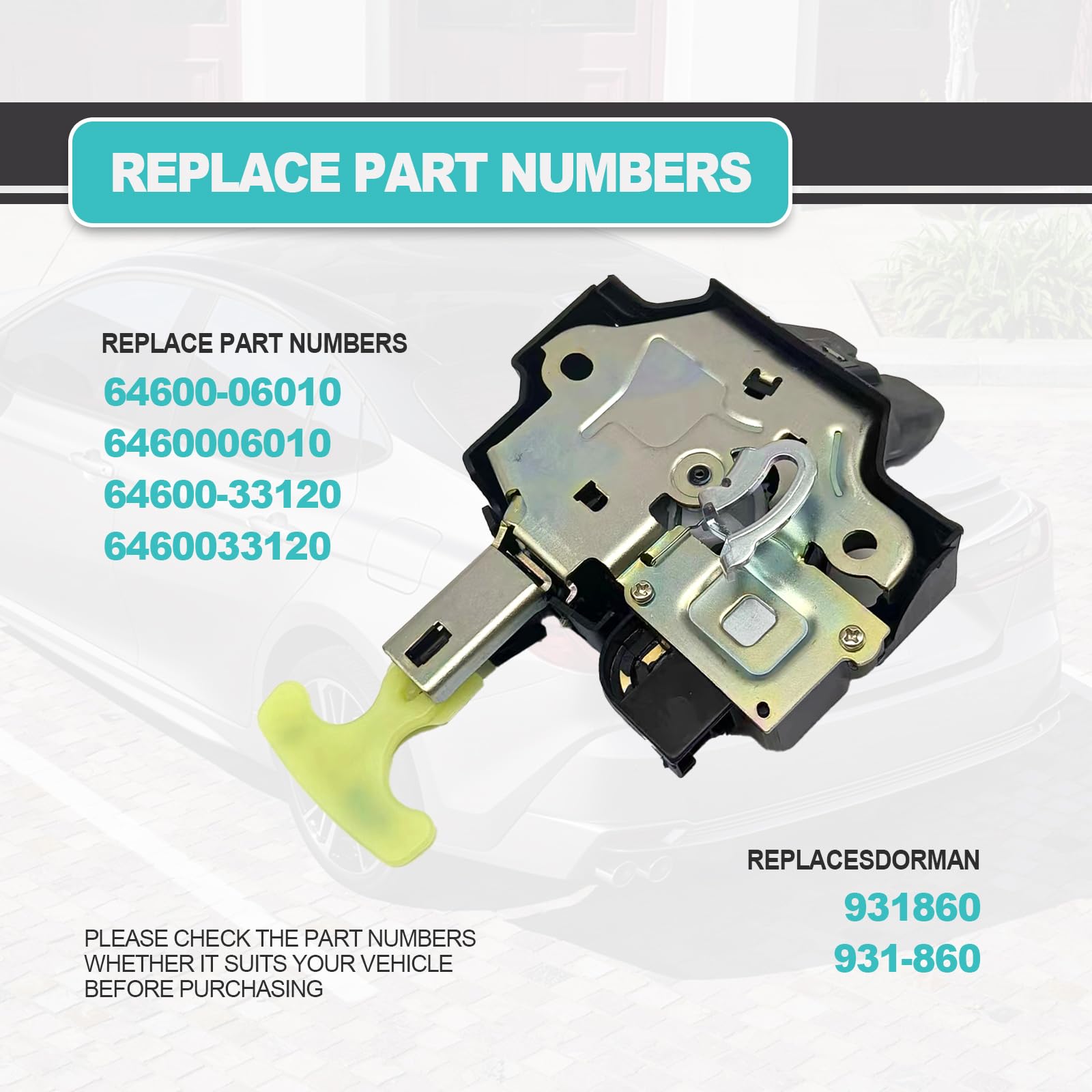 Amazon.com: Rear Trunk Latch Lock Actuator Replaces